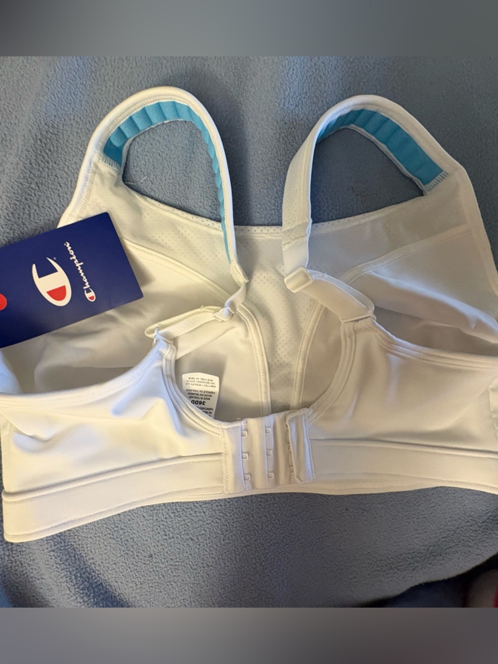NWT-28-30 D-Champion Sports Bra
stretch,support straps razorback performance - Picture 6 of 10